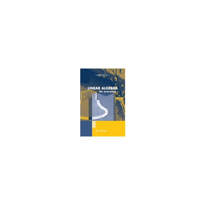 Linear Algebra For Everyone - Robbiano Lorenzo - Springer Verlag Italia - 9788847018389