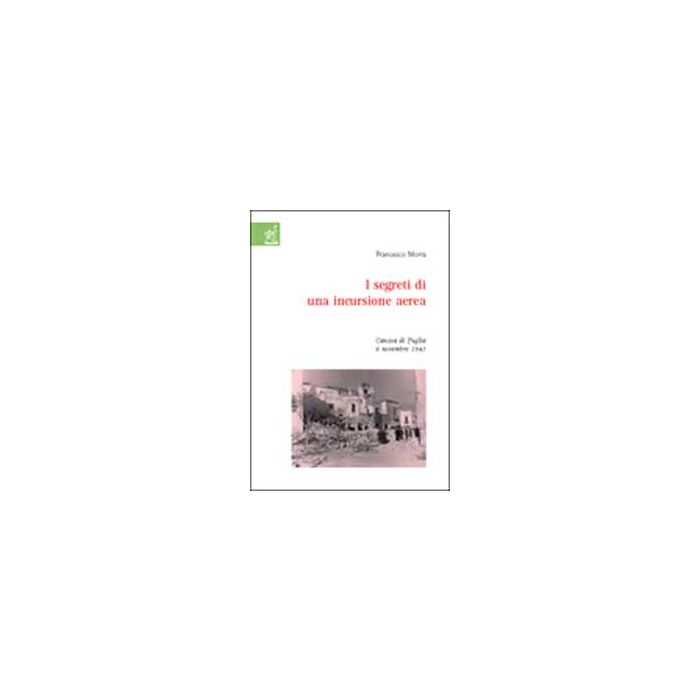 I Segreti Di Una Incursione Aerea. Canosa Di Puglia, 6 Novembre 1943  - Morra Francesco - Aracne - 9788854804371 I Segreti Di Una Incursione Aerea. Canosa Di Puglia, 6 Novembre 1943  - Morra Francesco - Aracne - 9788854804371