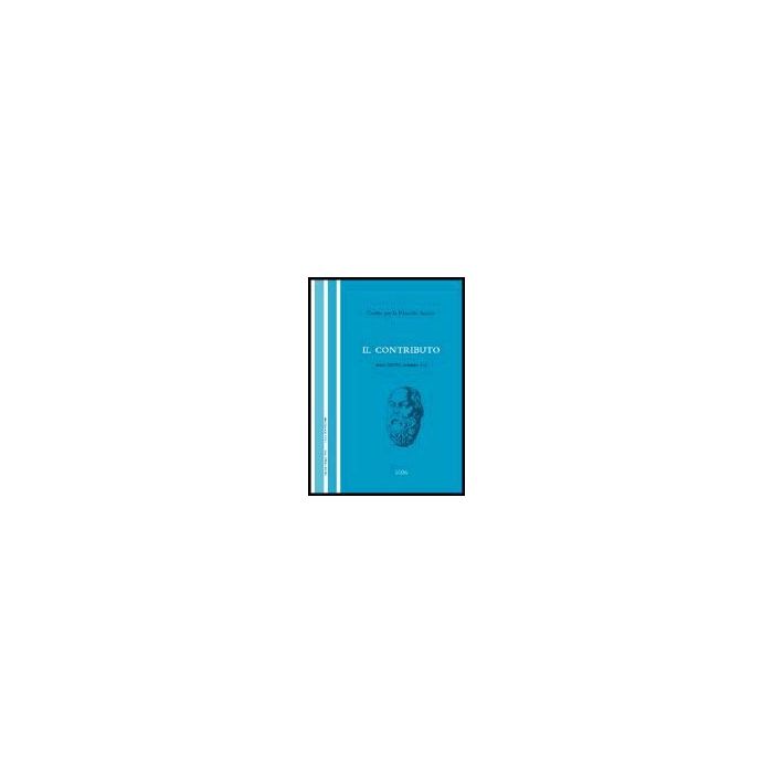 Contributo (2006) Vol. 1-2 (il) - Serra Teresa; Savarese Paola; Nebbia Giorgio - Aracne - 9788854805668