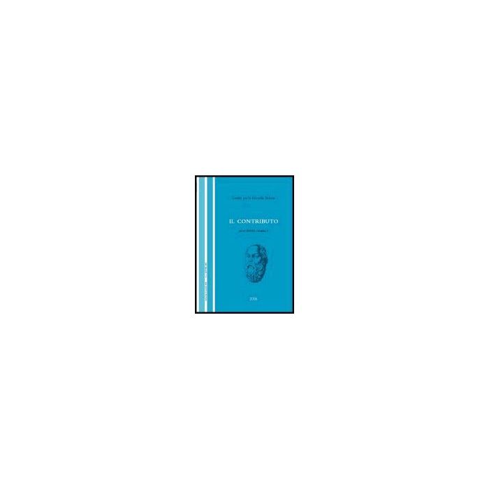 Contributo (2006) (il) - Marramao Giacomo; Orofino Stefano; D'errico Claudio - Aracne - 9788854807204