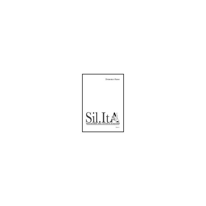 Sil.it. Sillabario Del Lessico Italiano - Russo Domenico - Aracne - 9788854823686