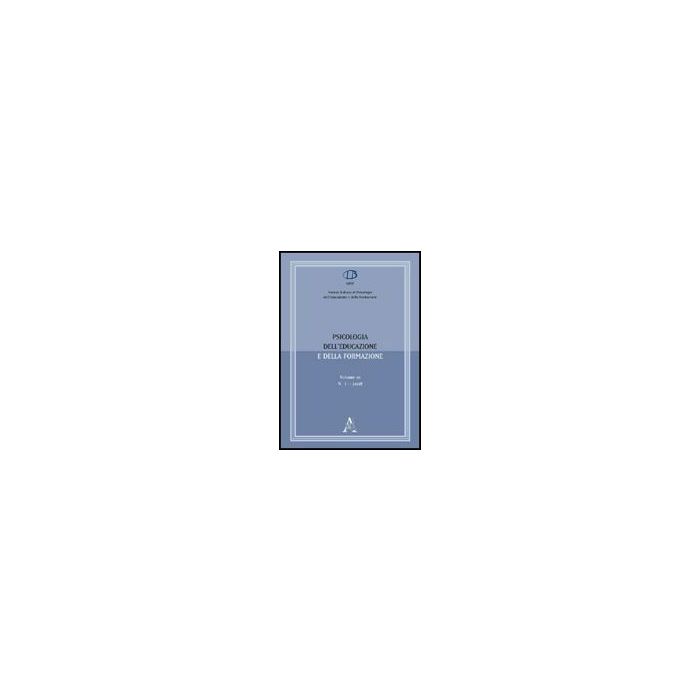 Psicologia Dell'educazione E Della Formazione - Tanucci G.  - Aracne - 9788854826120