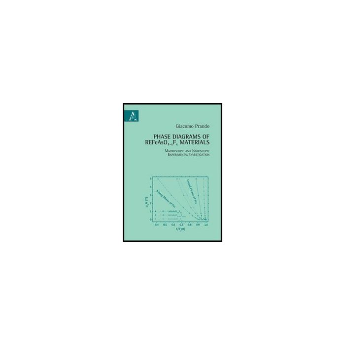 Phase Diagrams Of Refeaso1-xfx Materials. Macroscopic And Nanoscopic Experimenta Investigation - Prando Giacomo - Aracne - 9788854860438 Phase Diagrams Of Refeaso1-xfx Materials. Macroscopic And Nanoscopic Experimenta Investigation - Prando Giacomo - Aracne - 9788854860438