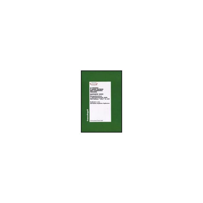 Piccole E Medie Imprese Nell'economia Italiana. Rapporto 2009. Riorganizzazione  E Riposizionamento Delle Pmi Italiane «oltre» La Crisi - Istituto Guglielmo Tagliacarne  - Franco Angeli - 9788856816846