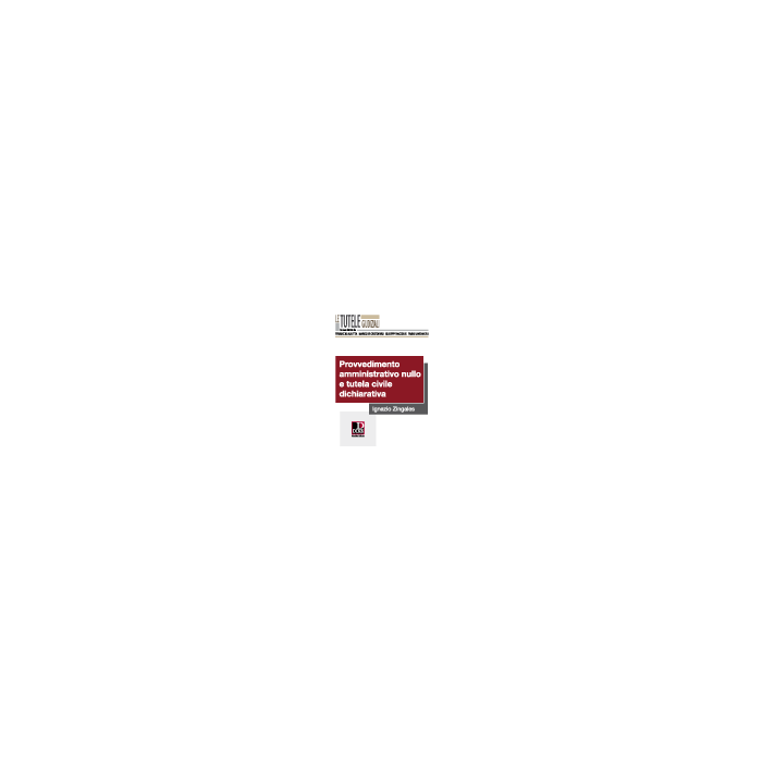 Provvedimento Amministrativo Nullo E Tutela Civile Dichiarativa - Zingales Ignazio - Dike Giuridica Editrice - 9788858203217 Provvedimento Amministrativo Nullo E Tutela Civile Dichiarativa - Zingales Ignazio - Dike Giuridica Editrice - 9788858203217