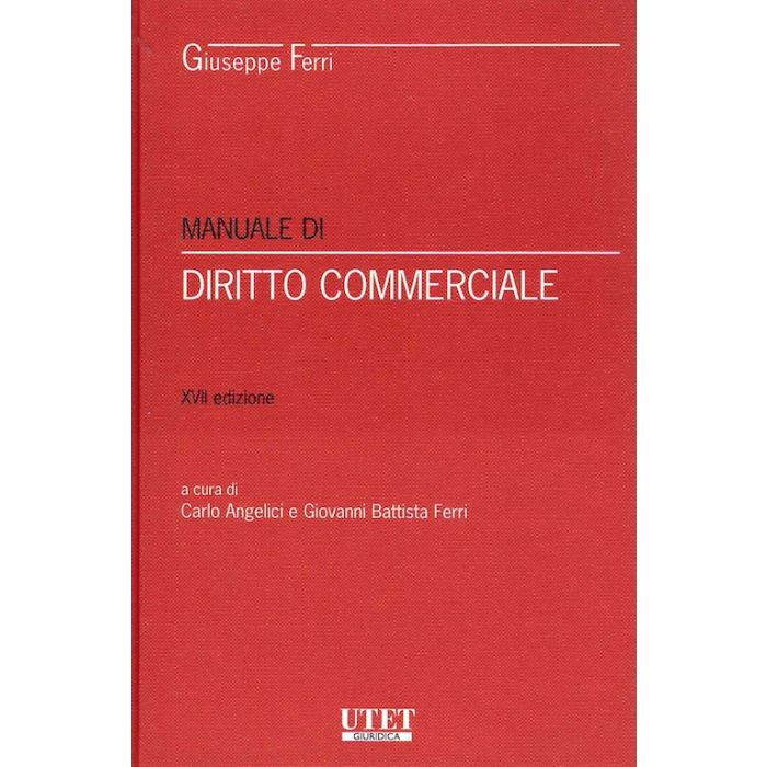 Ferri Manuale di diritto commerciale 2023 utet nuova edizione