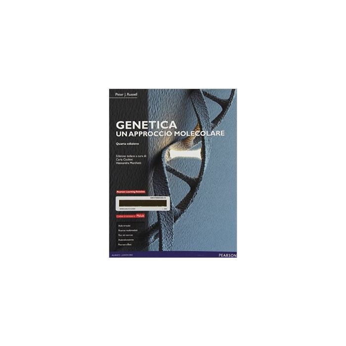 Genetica. Un approccio molecolare. 4/Ed. Con MyLab -Russell Peter J. - Pearson Education Italia - 9788865183793