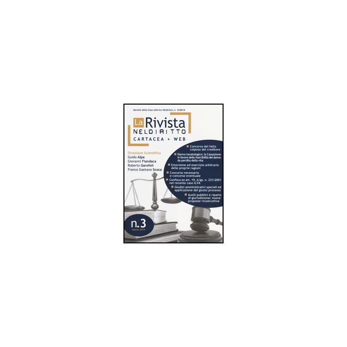 La Rivista Di Neldiritto - Numero 3/2014 - Neldiritto.it - 9788866573524 La Rivista Di Neldiritto - Numero 3/2014 - Neldiritto.it - 9788866573524