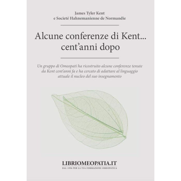 ALCUNE CONFERENZE DI KENT CENT'ANNI DOPO ALCUNE CONFERENZE DI KENT CENT'ANNI DOPO