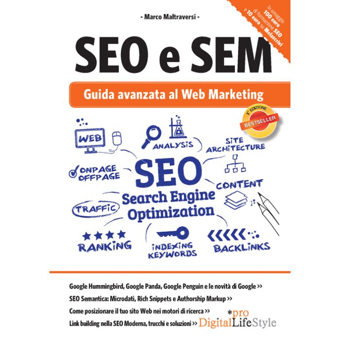 SEO e SEM. Guida avanzata al web marketing  Maltraversi Marco  Lswr  9788868950637