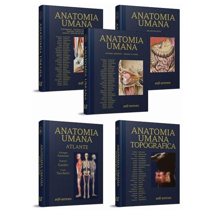 Trattato di anatomia umana Anastasi 2025 Edi Ermes