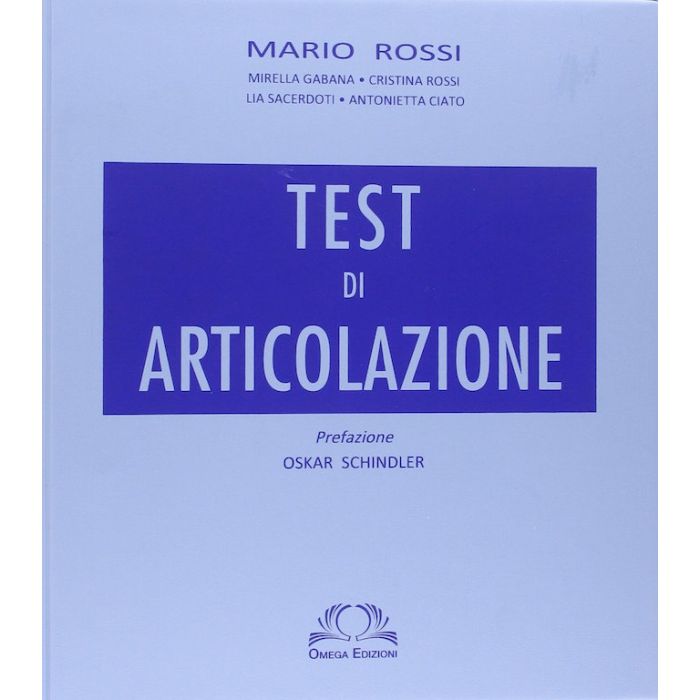 Rossi Schindler - Test di Articolazione Omega Rossi Schindler - Test di Articolazione Omega