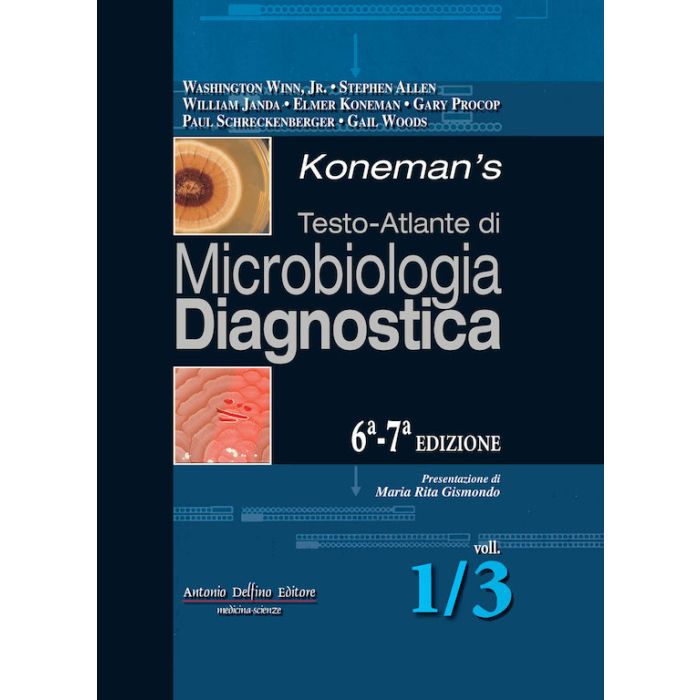 Koneman Testo Atlante di microbiologia diagnostica 3 volumi delfino antonio editore Koneman Testo Atlante di microbiologia diagnostica 3 volumi delfino antonio editore