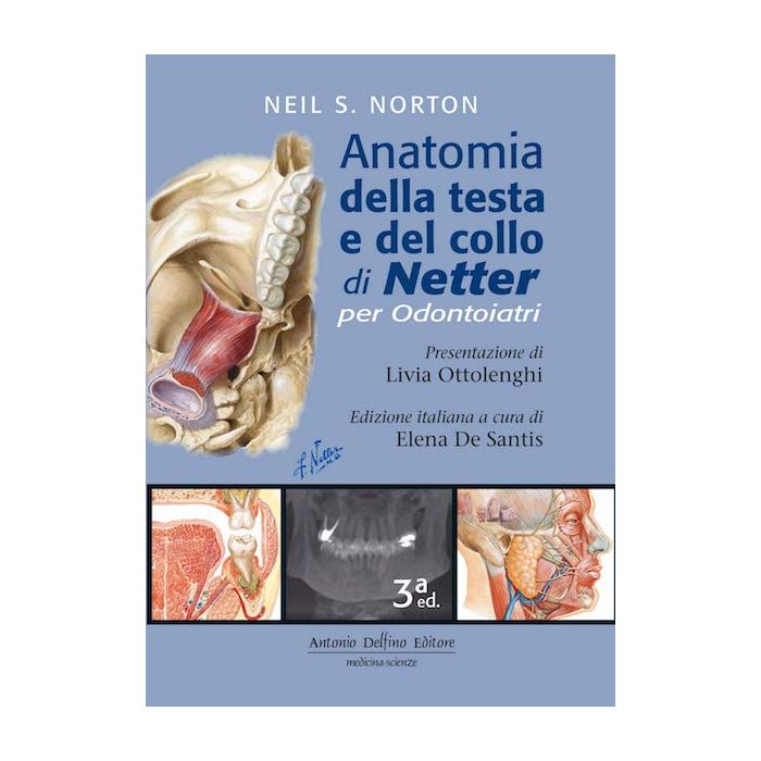 Norton Anatomia della testa e del collo di netter per odontoiatri 2020 delfino antonio editore