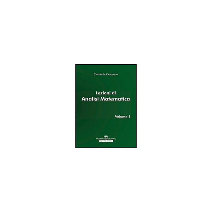 Lezioni Di Analisi Matematica Lezioni Di Analisi Matematica
