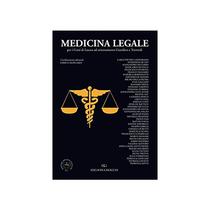 Medicina Legale per i corsi di laurea ad orientamento Giuridico e triennali Idelson Gnocchi
