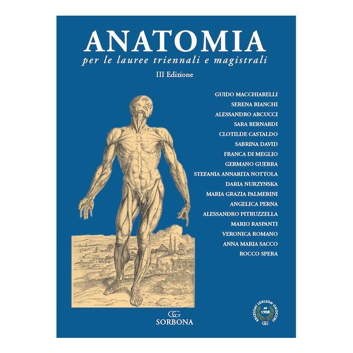 Anatomia per le lauree triennali e magistrali nuova terza edizione 2024 guido macchiarelli idelson gnocchi