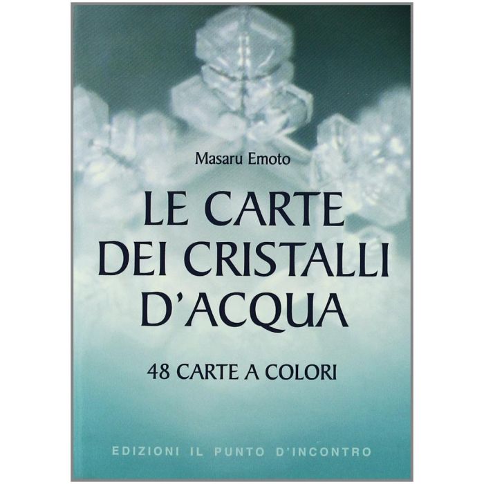 Le carte dei cristalli d'acqua. Con 48 carte a colori Emoto Masaru Il Punto d'Incontro 9788880936046 Le carte dei cristalli d'acqua. Con 48 carte a colori Emoto Masaru Il Punto d'Incontro 9788880936046