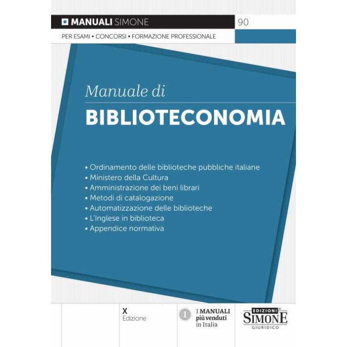 Manuale di biblioteconomia 2022 Manuale di biblioteconomia 2022
