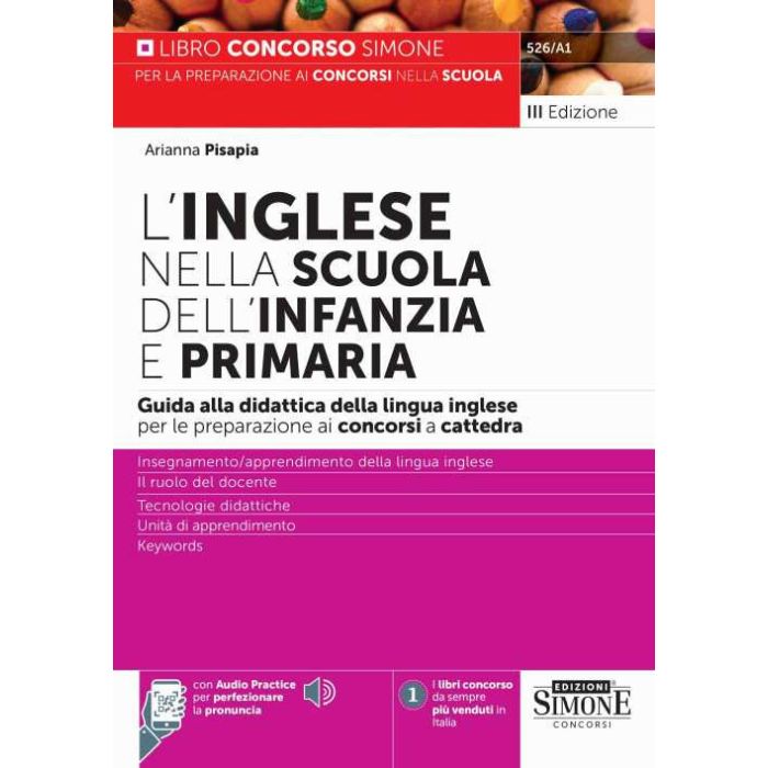 Manuale di Inglese nella scuola dell'infanzia e primaria per il concorso scuola 2024 simone edizioni