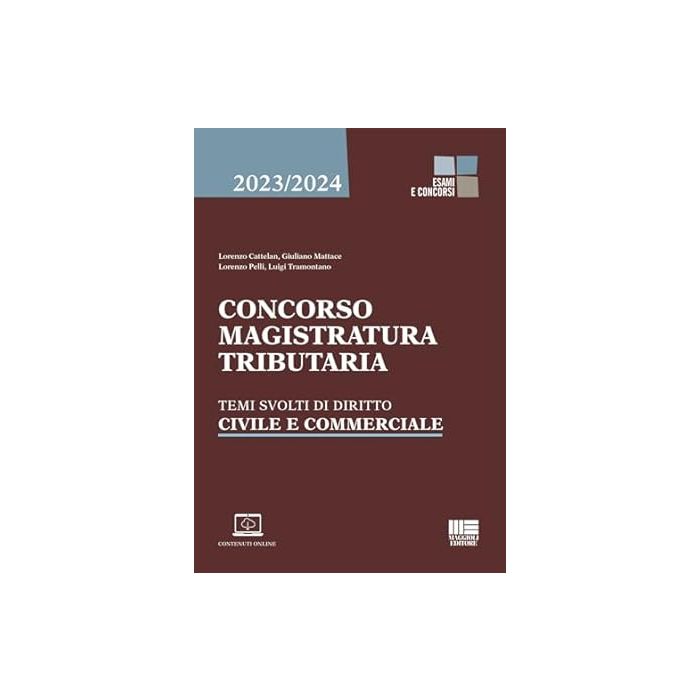 Concorso Magistratura tributaria 2024 temi svolti di diritto civile e commerciale maggioli editore Concorso Magistratura tributaria 2024 temi svolti di diritto civile e commerciale maggioli editore