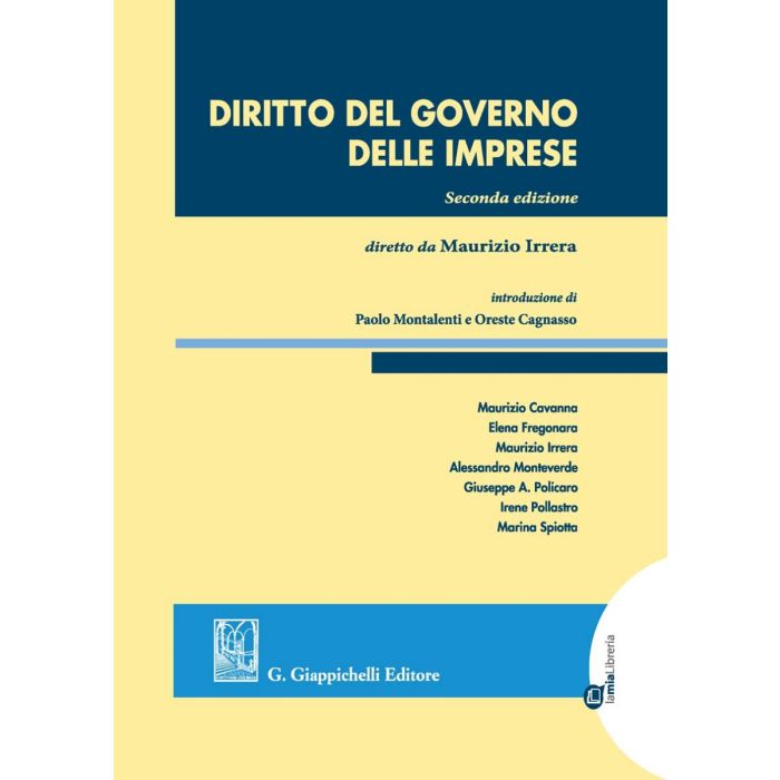 Diritto del governo delle imprese irrera giappichelli 2020 Diritto del governo delle imprese irrera giappichelli 2020