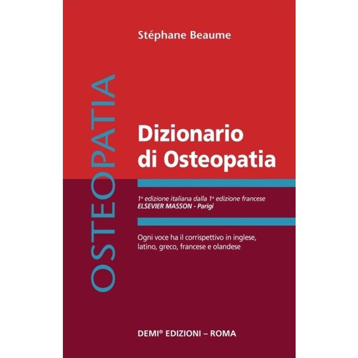 Beaume Dizionario di Osteopatia