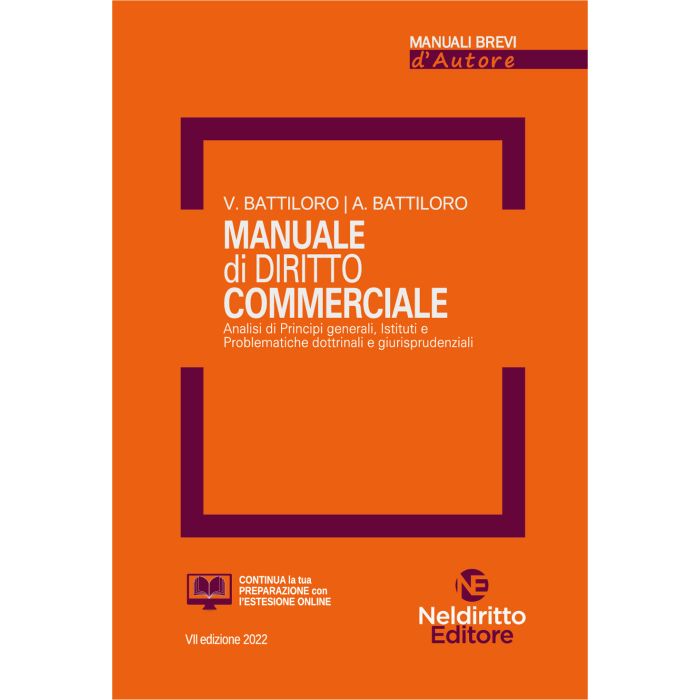 Manuale di diritto commerciale 2022 garofoli battiloro neldiritto