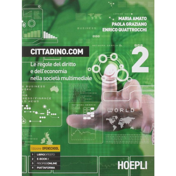 Cittadino.com. Con E-book. Con Espansione Online. Per Le Scuole Superiori Vol. 2 - Amato Maria; Graziano Paola; Quattrocchi Enrico - Hoepli - 9788820356545 - Scuola Secondaria Di Secondo Grado (scuola Superiore), Materiale Educativo