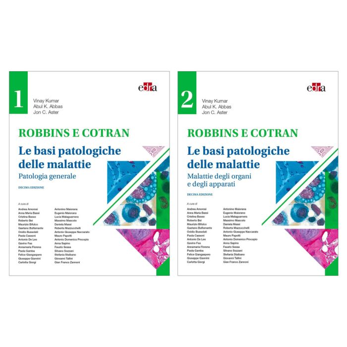 Robbins Le basi patologiche delle malattie 2021 copertina morbida edra