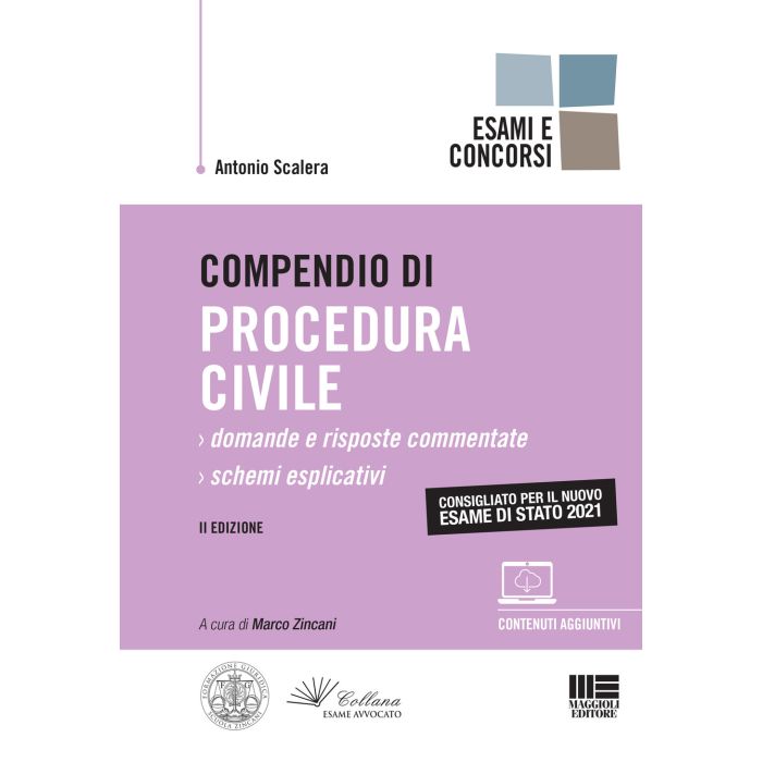 Compendio di procedura civile 2021 marco zincani esame avvocato maggioli editore Compendio di procedura civile 2021 marco zincani esame avvocato maggioli editore