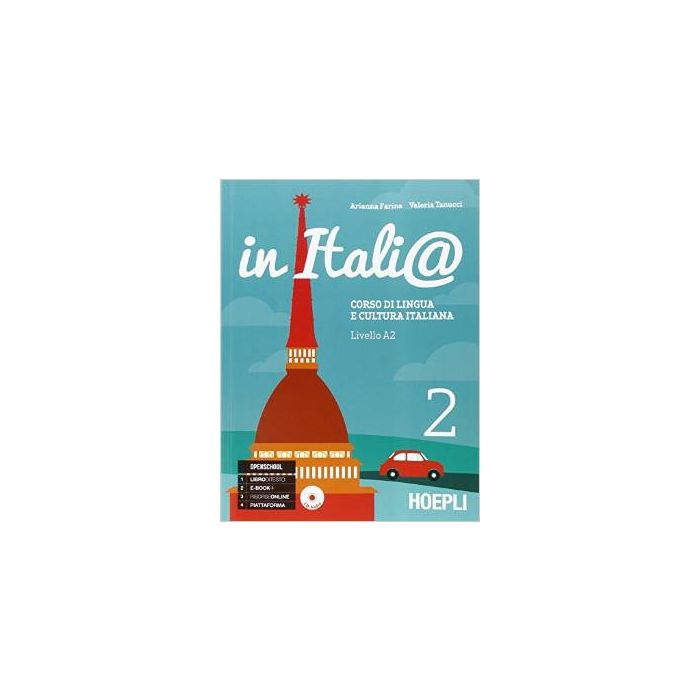 in-itali-livello-a2-corso-di-lingua-e-cultura-italiana-con-cd-audio-vol-2-farina-arianna-tanucci-valeria-hoepli-9788820363604