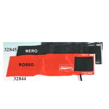 BRACCIALE ADULTI + POLMONE 1 TUBO - 49x15cm nero o rosso