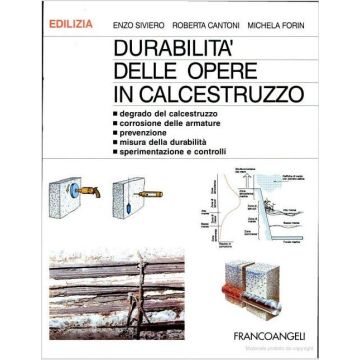 Durabilita' Delle Opere In Calcestruzzo. Degrado Del Calcestruzzo, Corrosione Delle Armature, Prevenzione, Misura Della Durabilita, Sperimentazione E Controlli - Siviero Enzo; Cantoni Roberta; Forin Michela - Franco Angeli - 9788820491406