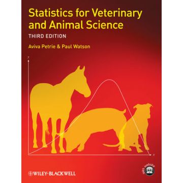 Statistics for Veterinary and Animal Science, 3/ed.  Petrie Aviva; Watson Paul  Wiley - Blackwell  9780470670750