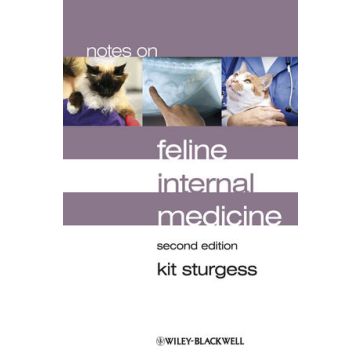 Notes on Feline Internal Medicine, 2ed.  Sturgess Kit  Wiley - Blackwell  9780470671177