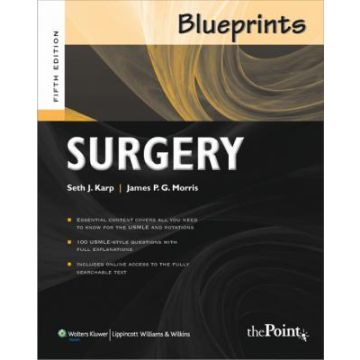Blueprints Surgery, 5ed.  Karp Seth J.; Morris James P.G.  LIPPINCOTT Williams and Wilkins  9780781788687