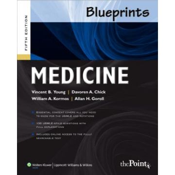 Blueprints Medicine, 5ed.  Young Vincent B.; Kormos William A.; Chick Davoren A.  LIPPINCOTT Williams and Wilkins  9780781788700