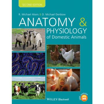 Anatomy and Physiology of Domestic Animals, 2/ed.  Akers R. Michael; Denbow D. Michael  Wiley-Blackwell  9781118356388