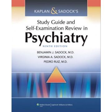 Kaplan & Sadock's Study Guide and Self-Examination Review in Psychiatry, 9ed.  Sadock Benjamin J.; Sadock Virginia A.; Ruiz Pedro  LIPPINCOTT Williams and Wilkins  9781451100006