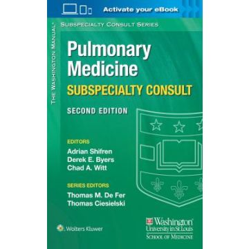 The Washington Manual Pulmonary Medicine Subspecialty Consult, 2ed.  Shifren Adrian; Byers Derek E.; Witt Chad A.  LIPPINCOTT Williams and Wilkins  9781451114171