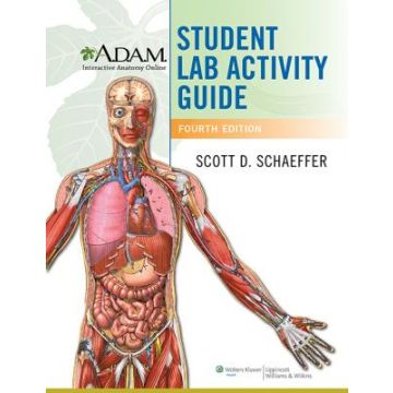 A.D.A.M. Interactive Anatomy Online Student Lab Activity Guide, 4ed.  Schaeffer Scott David  LIPPINCOTT Williams and Wilkins  9781451120394
