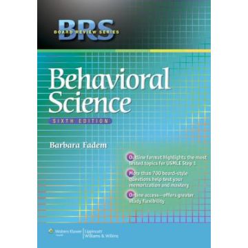 BRS Behavioral Science, 6ed.  Fadem Barbara  LIPPINCOTT Williams and Wilkins  9781451132106