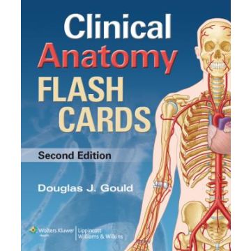 Moore's Clinical Anatomy Flash Cards, 2ed.  Gould Douglas J.  LIPPINCOTT Williams and Wilkins  9781451173352