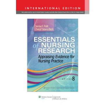 Essentials of Nursing Research, 8ed. International edition  Polit Denise F.; Tatano Beck Cheryl  LIPPINCOTT Williams and Wilkins  9781451176803