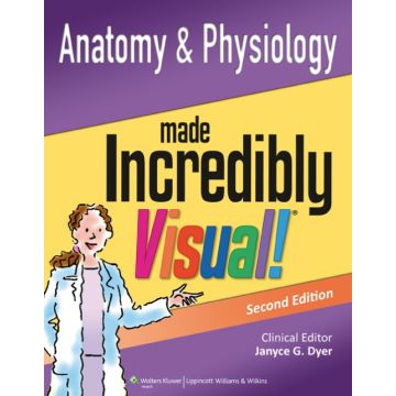 Anatomy and Physiology Made Incredibly Visual!, 2ed.  Dyer Janyce G.  LIPPINCOTT Williams and Wilkins  9781451191387