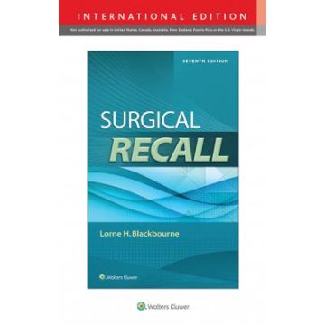 Surgical Recall, 7ed.  Blackbourne Lorne H.  LIPPINCOTT Williams and Wilkins  9781469855752