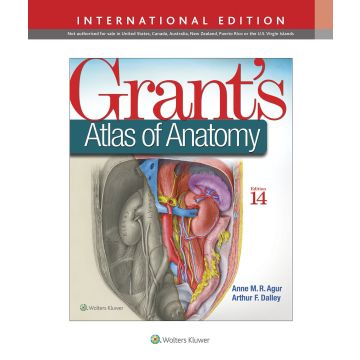 Grant's Atlas of Anatomy, 14ed. International Edition  Agur Anne M. R.; Dalley Arthur F.  LIPPINCOTT Williams and Wilkins  9781496310248