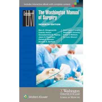 The Washington Manual of Surgery, 7ed.  Klingensmith Mary E.  LIPPINCOTT Williams and Wilkins  9781496310781