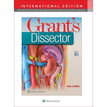 Grant's Dissector, 16ed. International edition  Detton Alan J.  LIPPINCOTT Williams and Wilkins  9781496316790